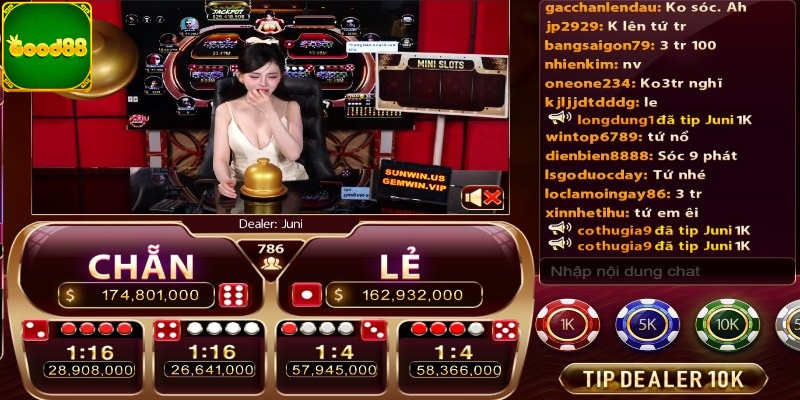 Cách để tính chẵn lẽ trong trò xóc đĩa