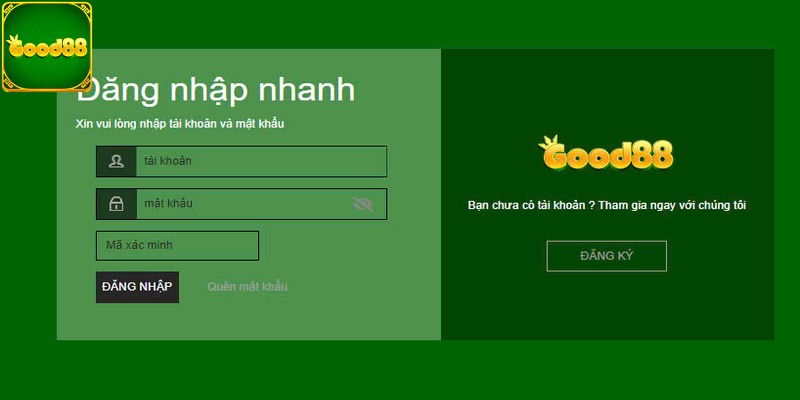 Đôi nét sơ lược về đăng nhập Good88