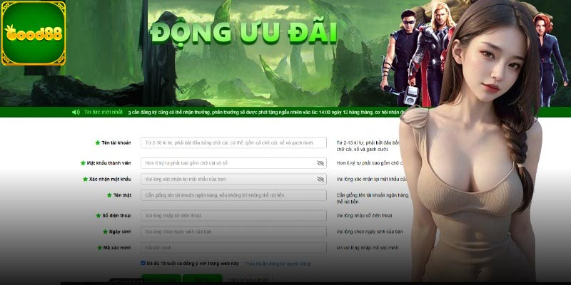 Hoàn tất việc điền dữ liệu vào trang chủ