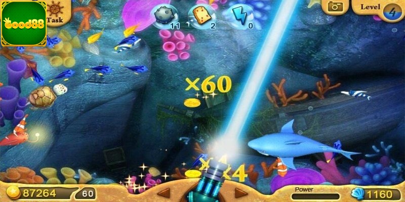 Mẹo bắn cá theo kỹ thuật săn ria tại GOOD88