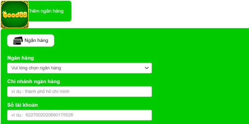 Quy trình giao dịch rút tiền Good88 tường minh